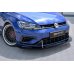 Накладка сплиттер на передний бампер на Volkswagen Golf VII R рестайл